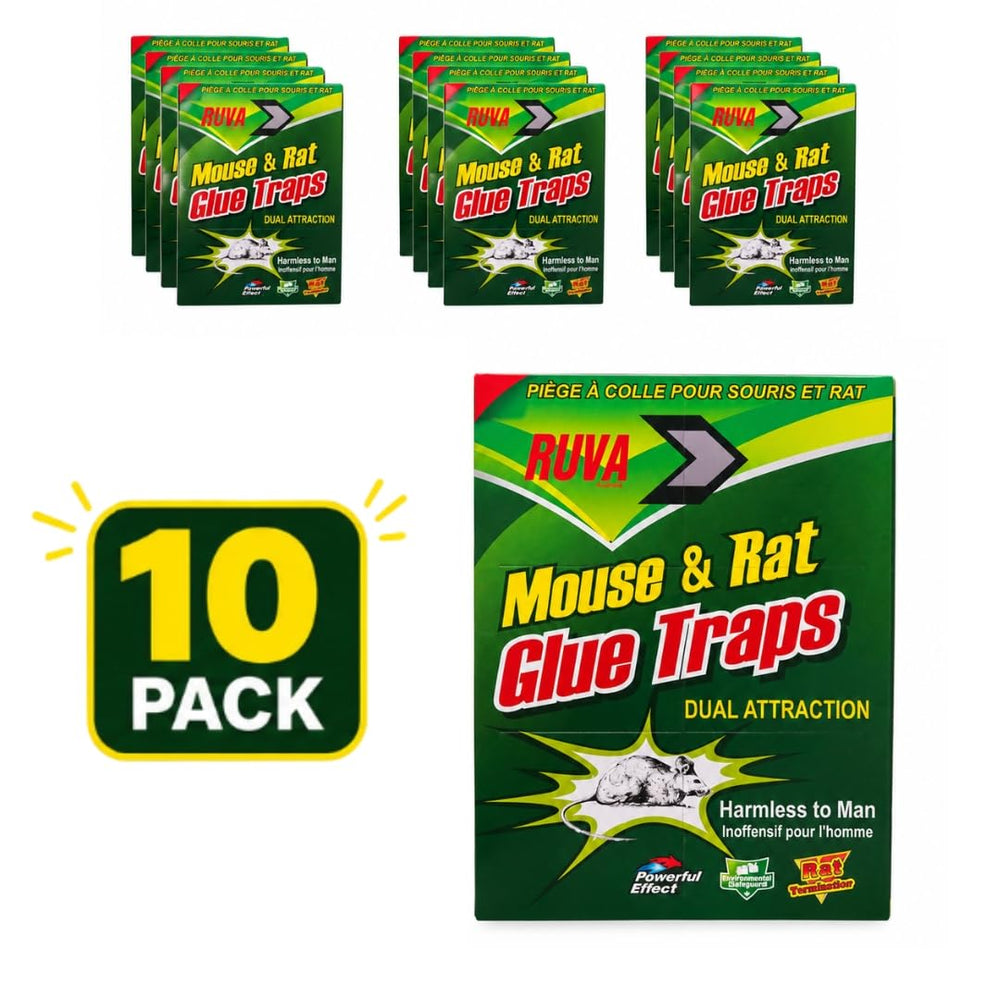Ruva Mouse Glue Trap open view showing sticky surface