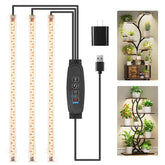 RWNTAO 13 Inch LED Grow Light Strips front view with 3500K spectrum