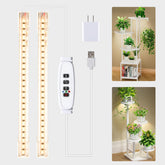 RWNTAO 2 Head Full Spectrum Grow Light Strips with white cable
