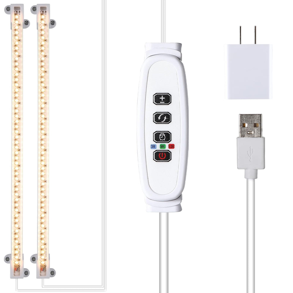 RWNTAO LED Grow Light Strips 13 inches front view