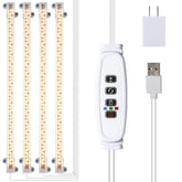 RWNTAO LED Plant Growing Lamp 4 Head design with full spectrum
