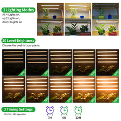 RWNTAO Plant Growing Lamp installed in a greenhouse setting