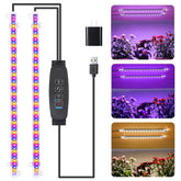 RWNTAO Two Strip Growing Lamp front view with LED lights
