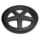 RYOBI 12-inch replacement wheel front view in silver
