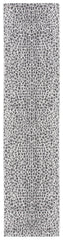 SAFAVIEH Washable Outdoor Rug 2'2" x 9' Runner in Grey and Black