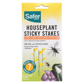 Safer Houseplant Sticky Stake Insect Trap full pack view