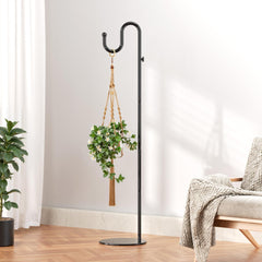 saffruff Shepherds Hook Stand showing the enlarged base