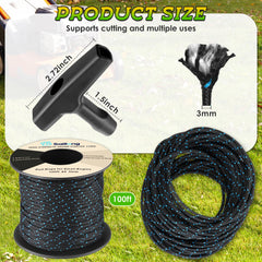 Saillong pull cord rope package dimensions and details