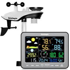 sainlogic SA68 Weather Station grey model front view