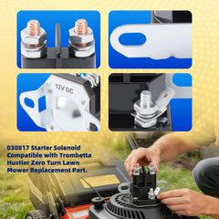 Saiyugty Starter Solenoid with male spade terminals