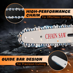 Saker Mini Chainsaw 6 Inch in use trimming a branch