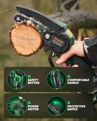 Saker Mini Chainsaw Electric with battery and charger