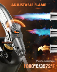 Saker Propane Weed Torch in use for weed burning