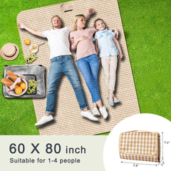 SAMSIER Picnic Blanket spread out on grass