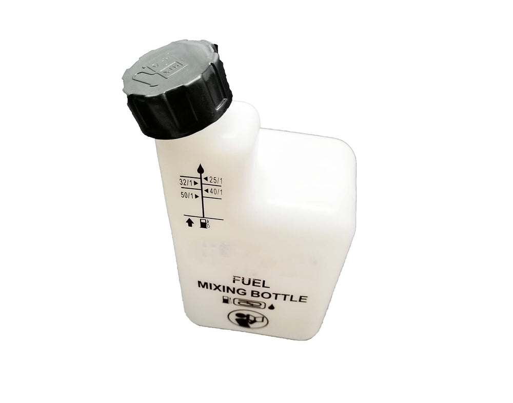 Sanbaiyi 1L 2-Stroke Fuel Mixing Bottle front view with ratio markings