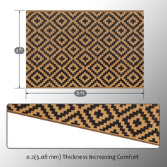 SAND MINE 4x6 ft outdoor rug on patio with furniture