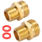 Sanpaint 3/4 inch GHT to 3/4 inch NPT Male Connector front view