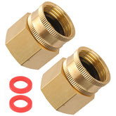 Sanpaint Garden Hose Adapter 3/4" NPT Female to 3/4" GHT Female