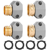 Sanpaint Garden Hose Repair Kit with aluminum connectors and clamps