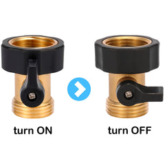 Sanpaint Water Hose Shut Off Valve packaging display