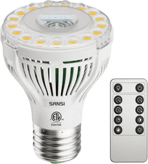 SANSI 5W dimmable grow light bulb front view