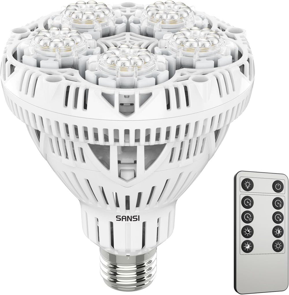 SANSI Dimmable Grow Light Bulb 30W front view