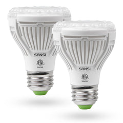 SANSI LED Grow Light Bulb front view, full spectrum 4000K