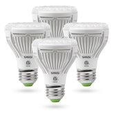 SANSI LED Grow Light Bulbs 4-Pack front view with packaging