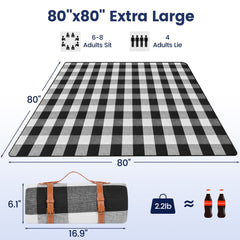 sapsisel picnic blanket rolled up with adjustable strap