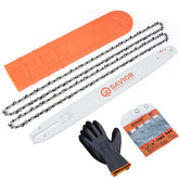 Savior 18" Chainsaw Bar front view with packaging