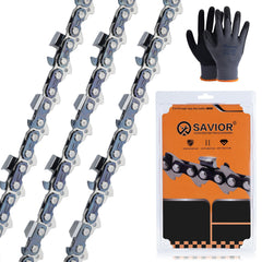 Savior 24" chainsaw chain front view