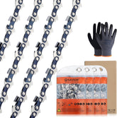 Savior 8 Inch Pole Saw Chain front view with 34 drive links
