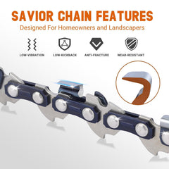Savior chain specifications close-up