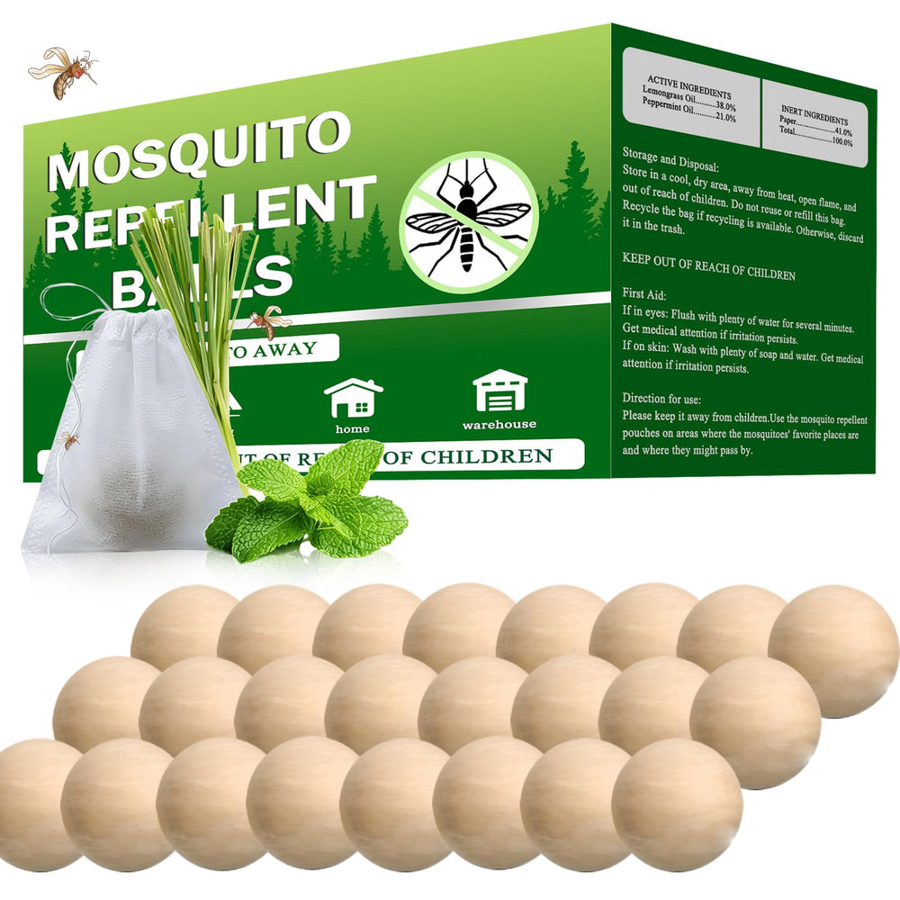 Scarilpest Mosquito Repellent 24 Balls White Pack