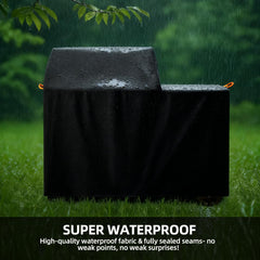 SCAUSY Pellet Grill Cover detailing waterproof fabric