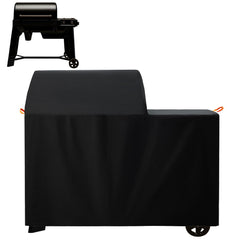 SCAUSY Pellet Grill Cover for Traeger Woodridge, front view
