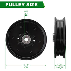 SCBHWJ Flat Idler Pulley 604231 package contents