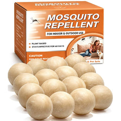 SCFKAOF Mosquito Repellent Balls 16 Pack in orange packaging