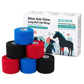 SCICOFIX Anti-Chew Vet Wrap in red, front view