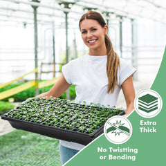 Sckee Plant Growing Tray stacked for storage
