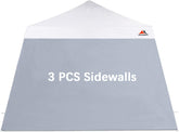 SCOCANOPY 10x10ft SideWall gray fabric front view