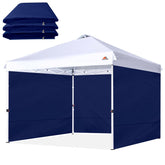 SCOCANOPY SunWall navy blue sidewall panel front view
