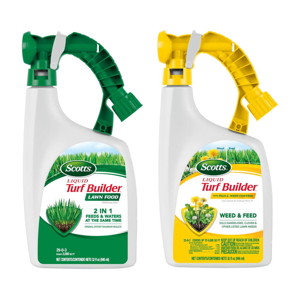 Scotts Liquid Turf Builder 2 Step Lawn Care 32 oz container front view