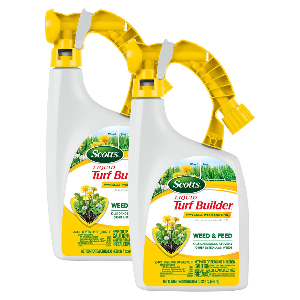Scotts Liquid Turf Builder 32 oz bottle front view