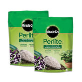 Scotts Miracle-Gro Perlite 8 qt white bag front view