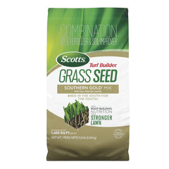 Scotts Turf Builder Grass Seed Southern Gold Mix 5.6 lbs front view
