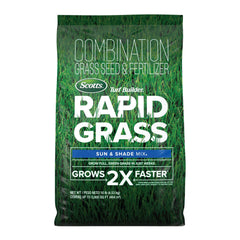 Scotts Turf Builder Rapid Grass Sun & Shade Mix 10 lb front view