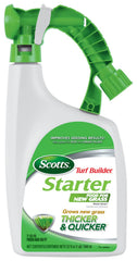 Scotts Turf Builder Starter Food 32 fl oz bottle front view