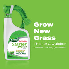 Scotts Turf Builder Starter Food 32 fl oz bottle side view
