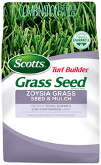 Scotts Turf Builder Zoysia Grass Seed & Mulch 5 lb front view